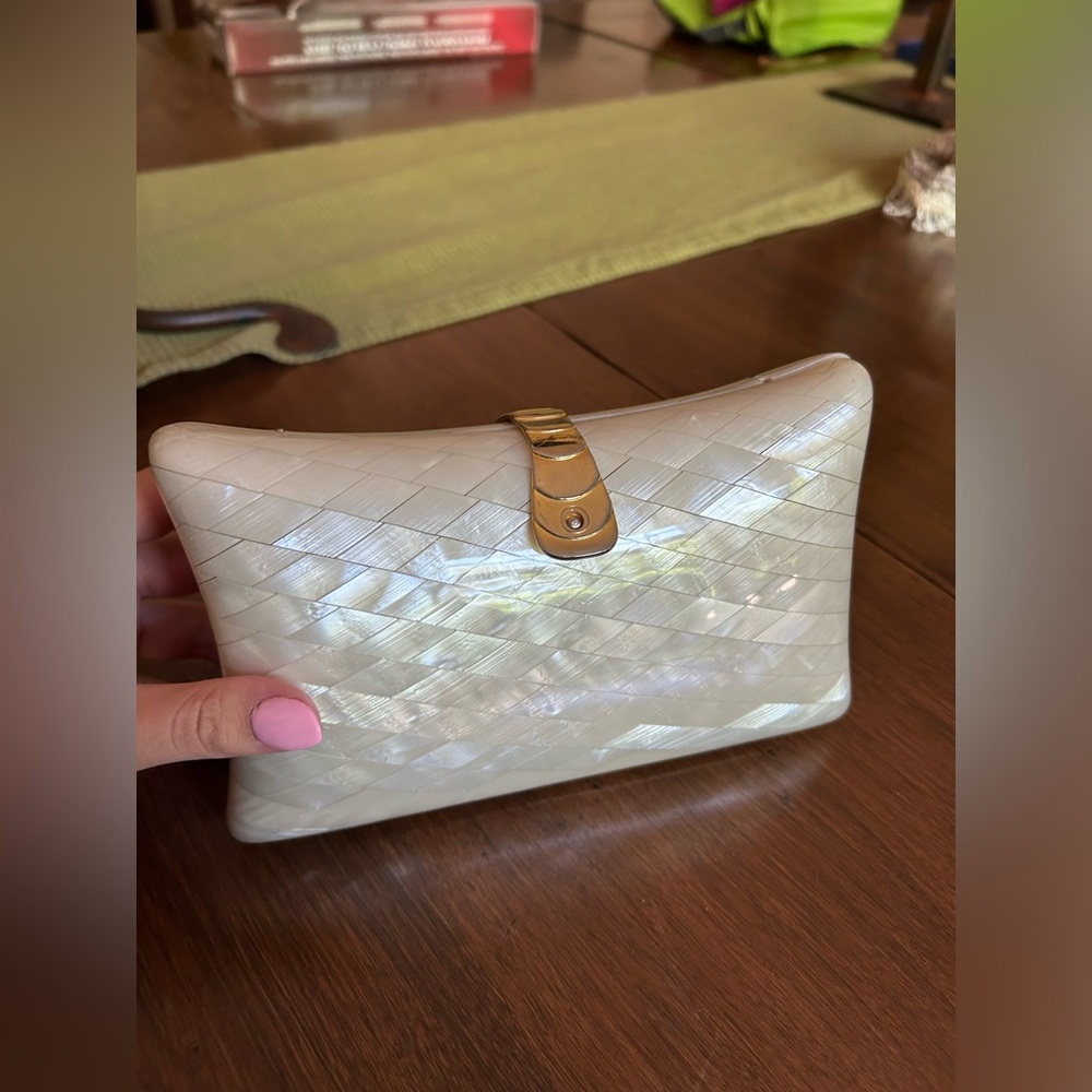 Lisette Lucite Clutch Bag